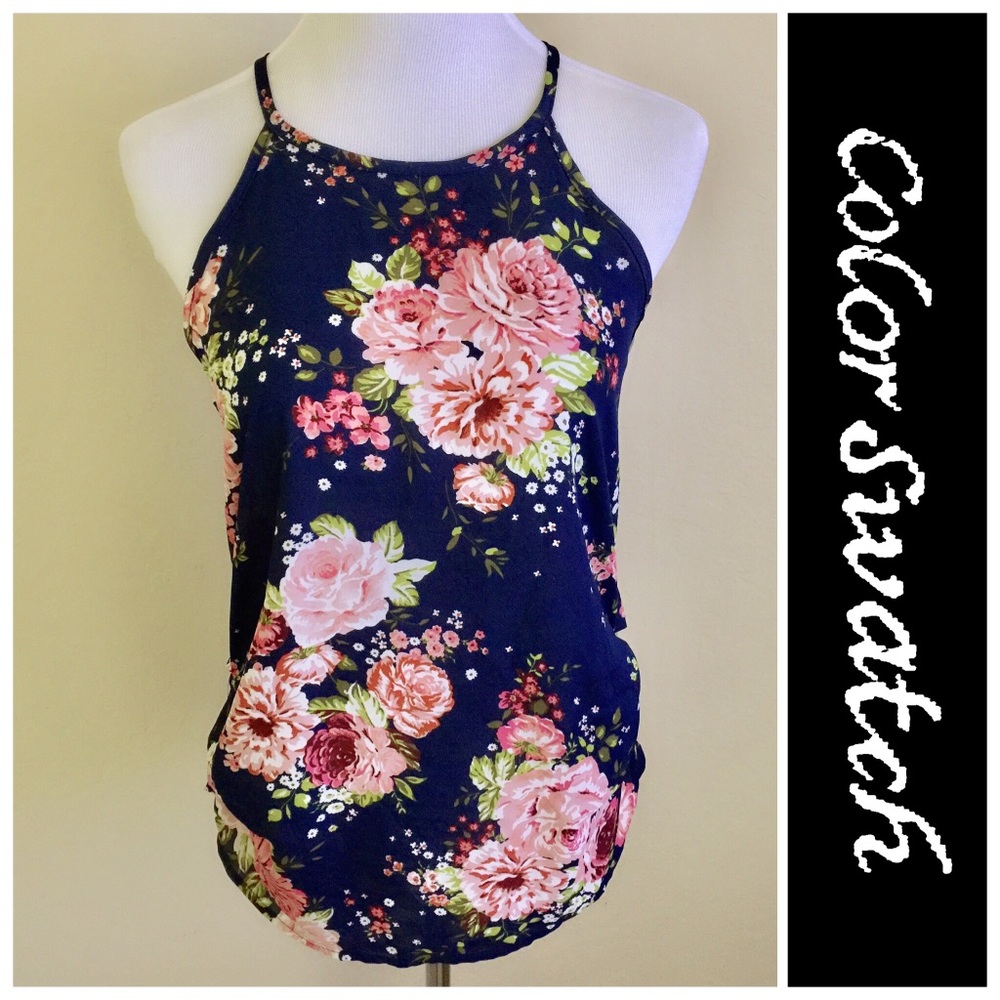 ⬇️COLOR SWATCH Floral Tank Top